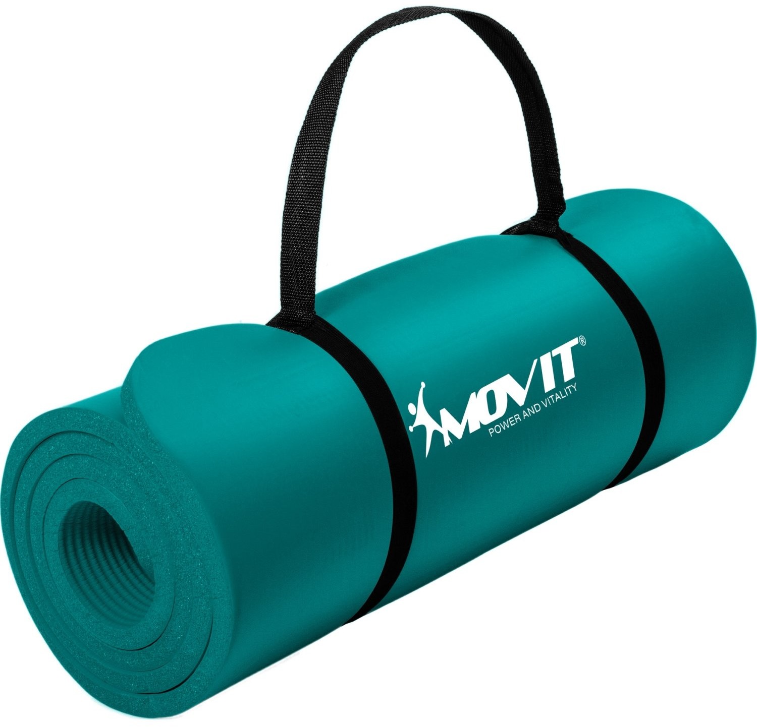MOVIT TURKUSOWA MATA PIANKOWA 183x60x1,0cm DO ĆWICZEŃ GIMNASTYKI FITNESS JOGI 20040612
