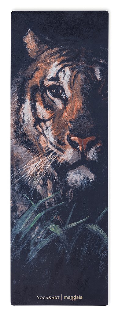 Podróżna | antypoślizgowa mata do jogi TIGER HEAD TRAVEL 1mm + torebka