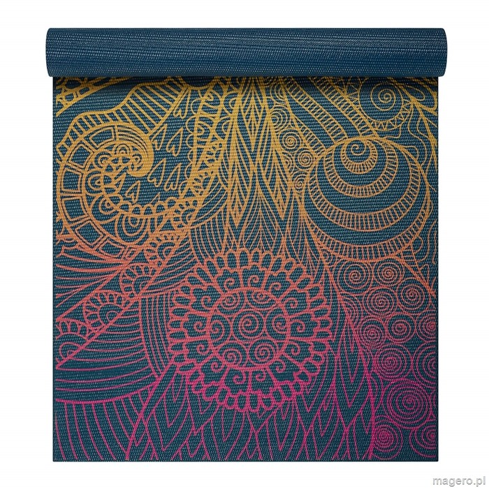 GAIAM GAIAM MATA DO JOGI VIVID ZEST 4 MM 63414 Maty do jogi, Materiał: TPE