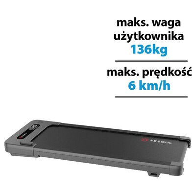 Bieżnia elektryczna YESOUL W2 560W 6km/h Bieżnia do domu