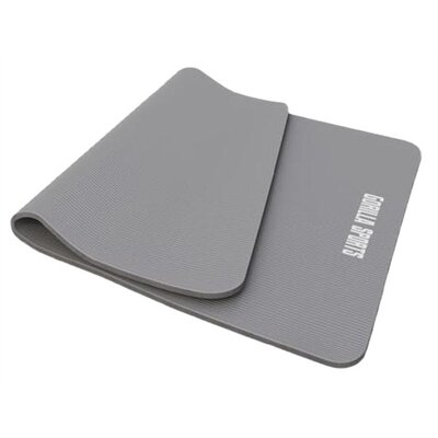 Mata do jogi GORILLA SPORTS Deluxe Szary Maty do jogi, Kolor: szary