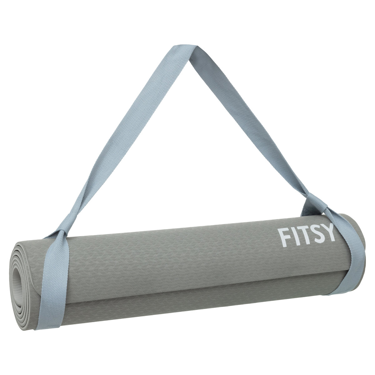 Fitsy, Mata Do Jogi, Szara, 183 x 61 x 0,6 cm Maty do jogi, Grubość: 6mm