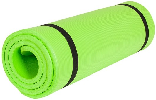 Gorilla Sports Duża Mata do Jogi Deluxe Limonka Maty do jogi, Materiał: korek