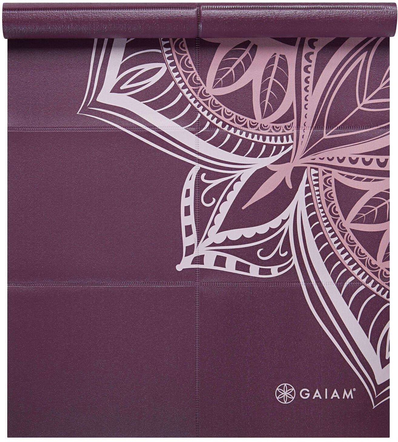 GAIAM GAIAM MATA SKŁADANA DO JOGI CRANBERRY POINT 2 MM 63640 Maty do jogi, Kolor: czarny