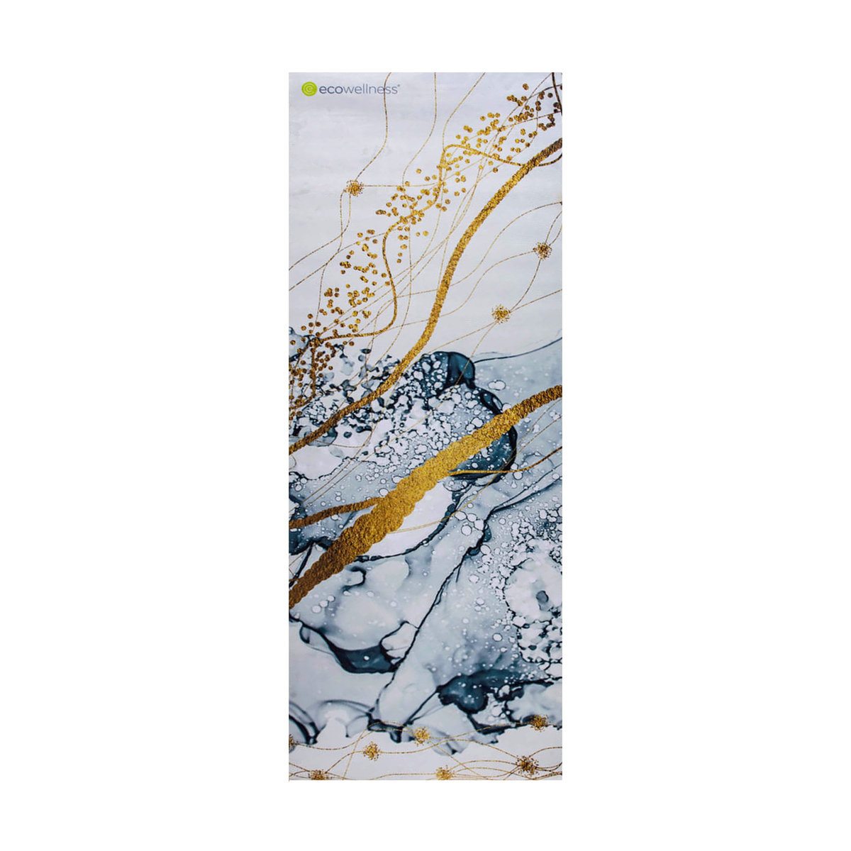 Ecowellness Mata Do Jogi Abstract 4 MM Qb 8302T Maty do jogi, Kolor: różowy