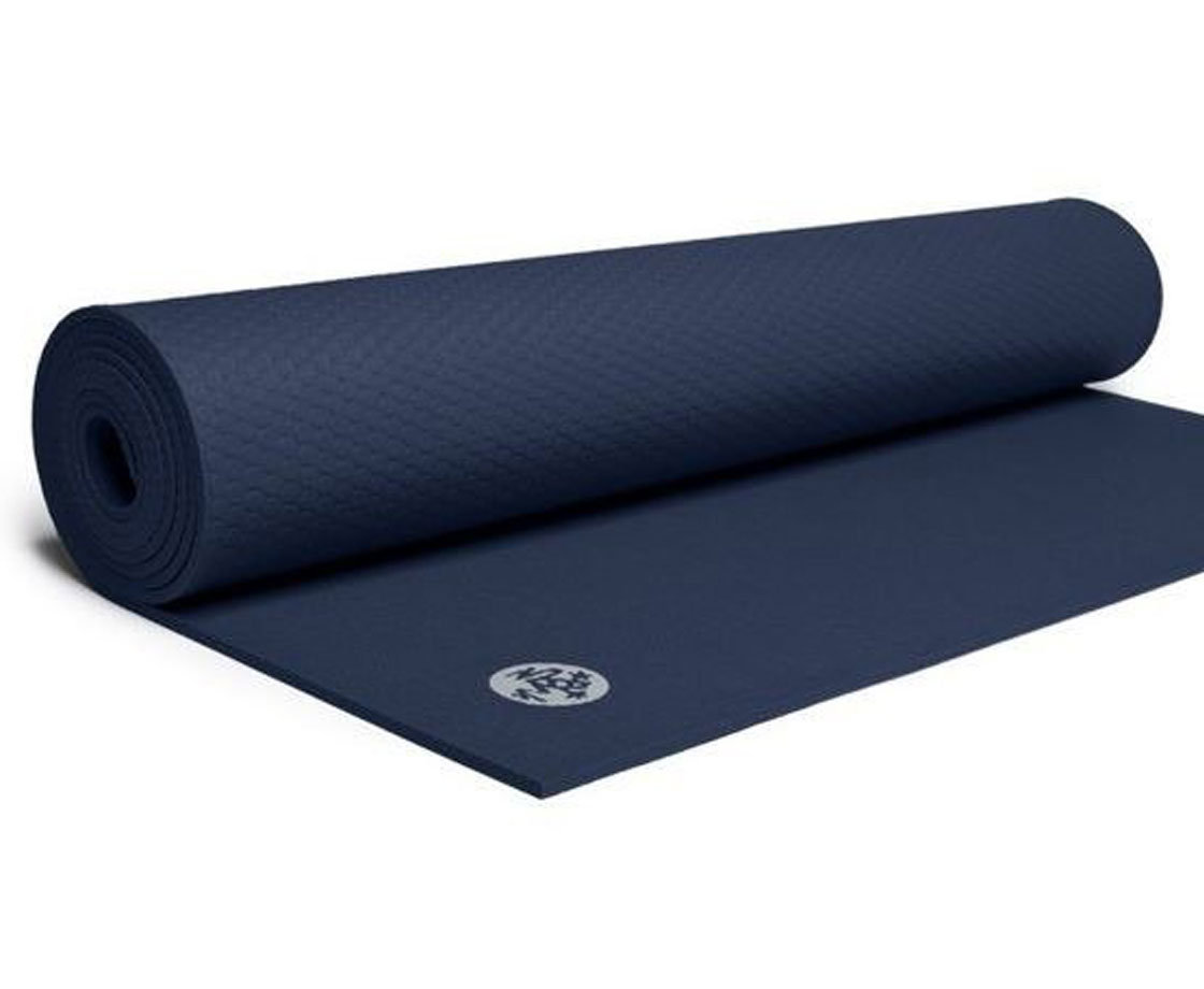 Manduka Prolite mata do jogi, długość: 200 cm, materiał w 100% bez lateksu, produkt dostępny w różnych kolorach, niebieski PL79-MIDNIGHT Maty do jogi, Kolor: szary