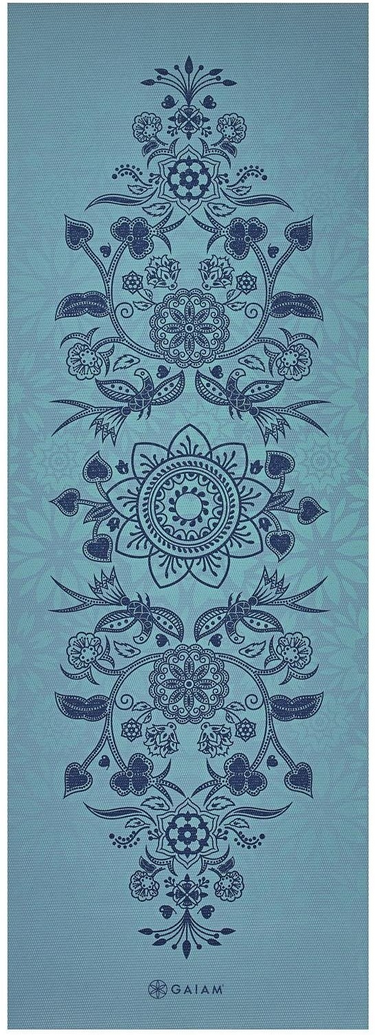 Gaiam Mata do jogi dwustronna Mystic 6 mm 62899 - Gaiam 28202-uniw Maty do jogi, Kolor: niebieski