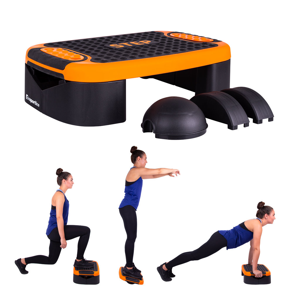 Insportline STEP DO AEROBIKU WIELOFUNKCYJNY 17613 Stepper z pomiarem kalorii