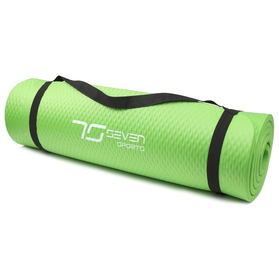 Mata NBR 7SPORTS do ćwiczeń fitness, yoga 1 cm Maty do jogi, Kolor: różowy