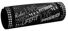 Mata LIFEFIT YOGA MAT EXKLUZIV PLUS 180x60x1,5cm Czarna Maty do jogi, Materiał: TPE