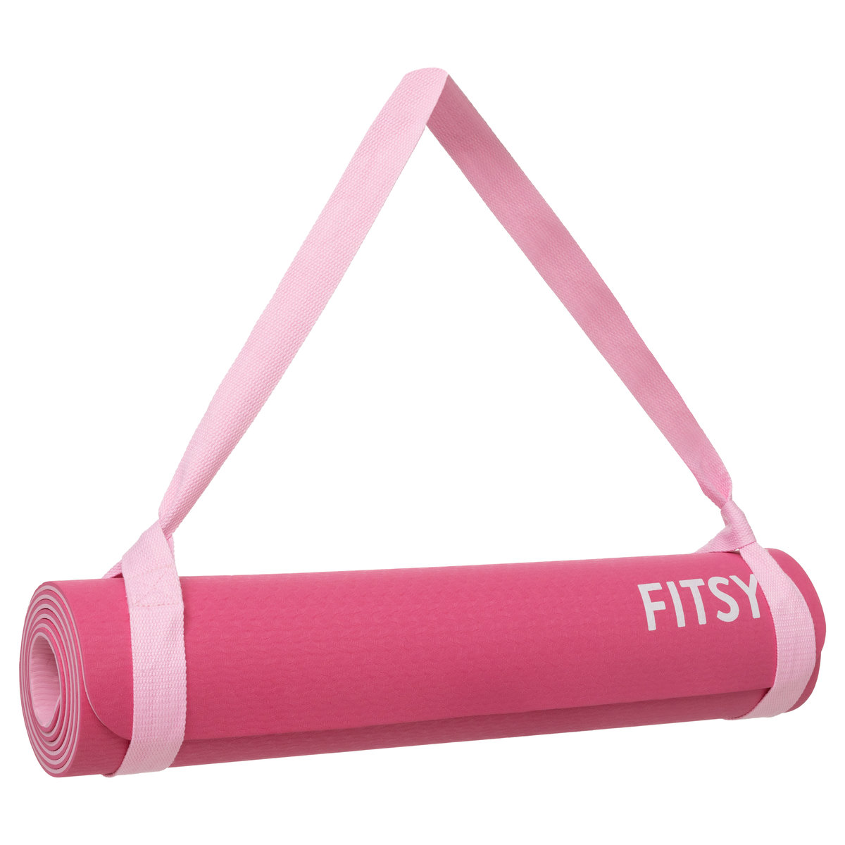 Fitsy, Mata Do Jogi, Różowa, 183 x 61 x 0,6 cm Maty do jogi, Grubość: 6mm