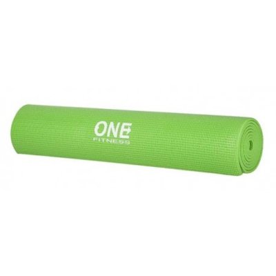 ONE FITNESS YM02 ONE GREEN MATA DO YOGI ONE FITNESS Maty do jogi, Kolor: szary