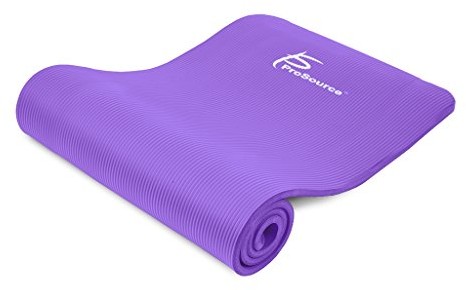 ProSource prosource Premium mata do jogi, grubość 15 MM, długość 180 cm, miękkie, pianki z paskiem do noszenia na ramieniu, fioletowy ps-2006-mat-purple-ffp Maty do jogi, Kolor: fioletowy