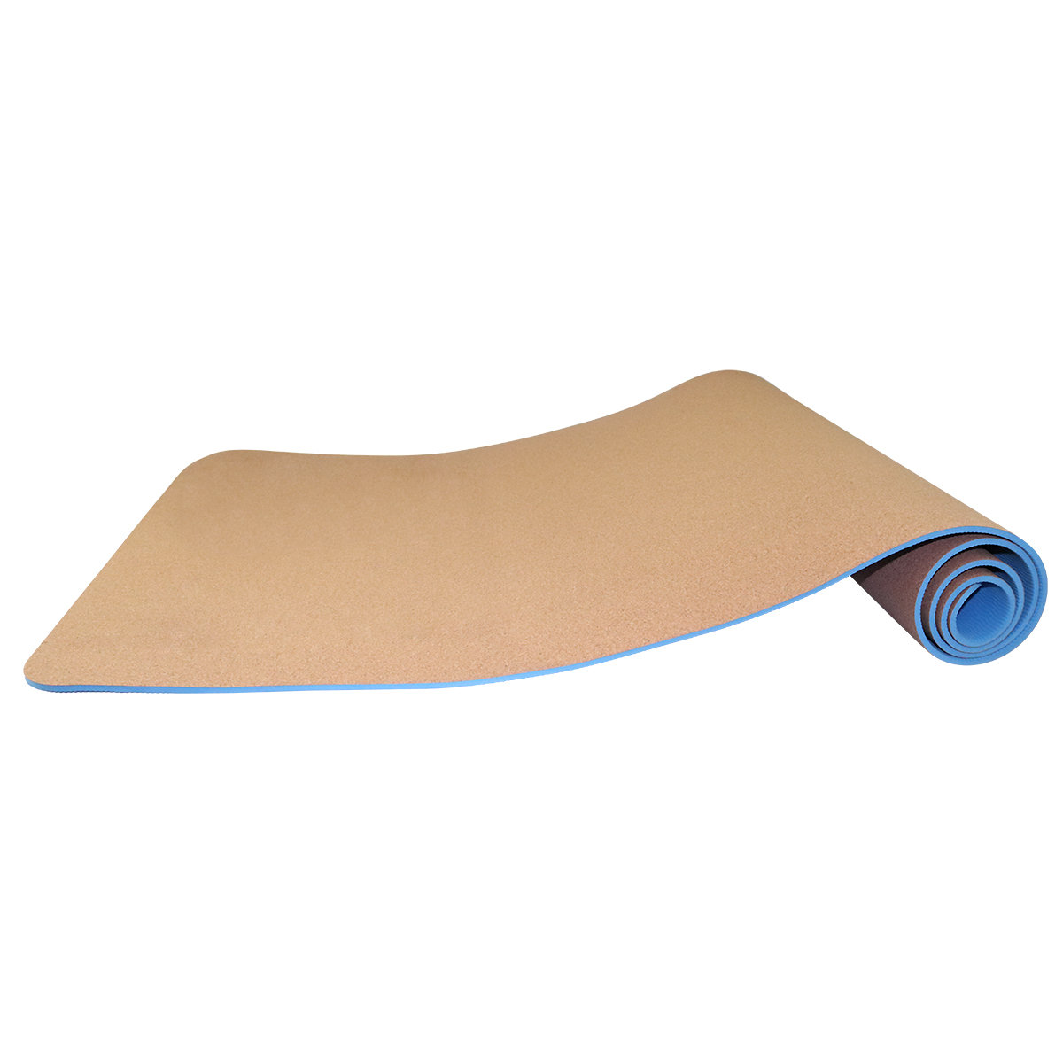 Mata Do Ćwiczeń Jogi Korkowa 6MM Sportvida HK0318 Maty do jogi, Długość: 180cm