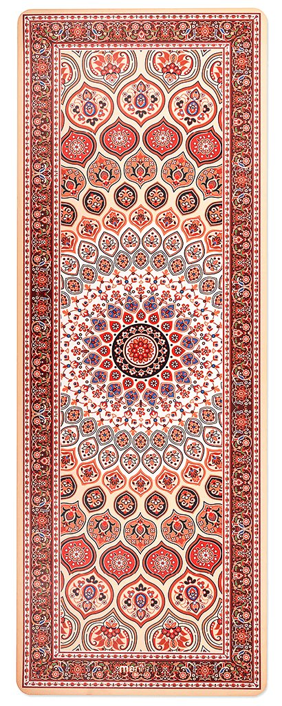 Antypoślizgowa mata do jogi z mikrofibry PERSJA 3mm Maty do jogi, Rodzaj: Antypoślizgowa