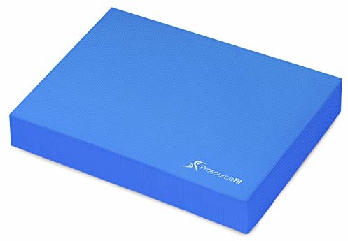 4 Nutrition ProSource mata do ćwiczeń, antypoślizgowa, wyściełana pianka, mata i podkładka pod kolana do fitnessu i treningu stabilności, jogi, fizjoterapii 39 x 31,8 cm (ps-1037-bp-r-blue) Mata do jogi do 100 zł