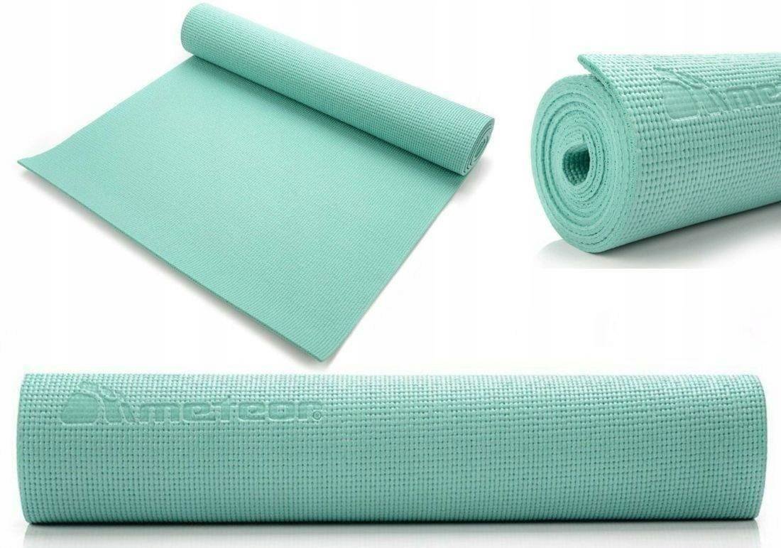Meteor MATA DO YOGI 180X60X0,5 CM MIĘT Maty do jogi, Materiał: TPE