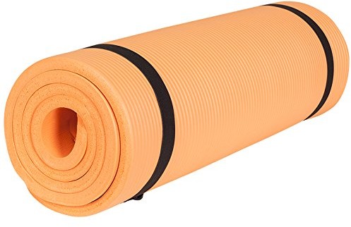 GORILLA SPORTS Gorilla Sports antypoślizgowa mata do pilatesu, jogi, fitnessu, ćwiczeń siłowych, 190 x100 cm, grubość 1,5 cm, pomarańczowa, 190 x 100 x 1.5 cm 100524-00036-0134 Maty do jogi, Kolor: różowy