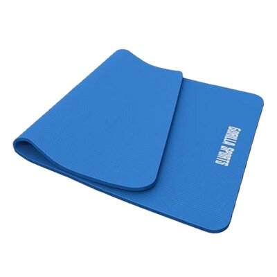 Gorilla Sports mata do jogi (190 x 60 x 1,5 cm) antypoślizgowa mata do pilatesu, jogi, fitnessu, ćwiczeń siłowych, dostępna w różnych kolorach grubość 1,5 cm , niebieski, 190 x 60 x 1.5 cm 100541-00041-0133 Mata do jogi do 100 zł